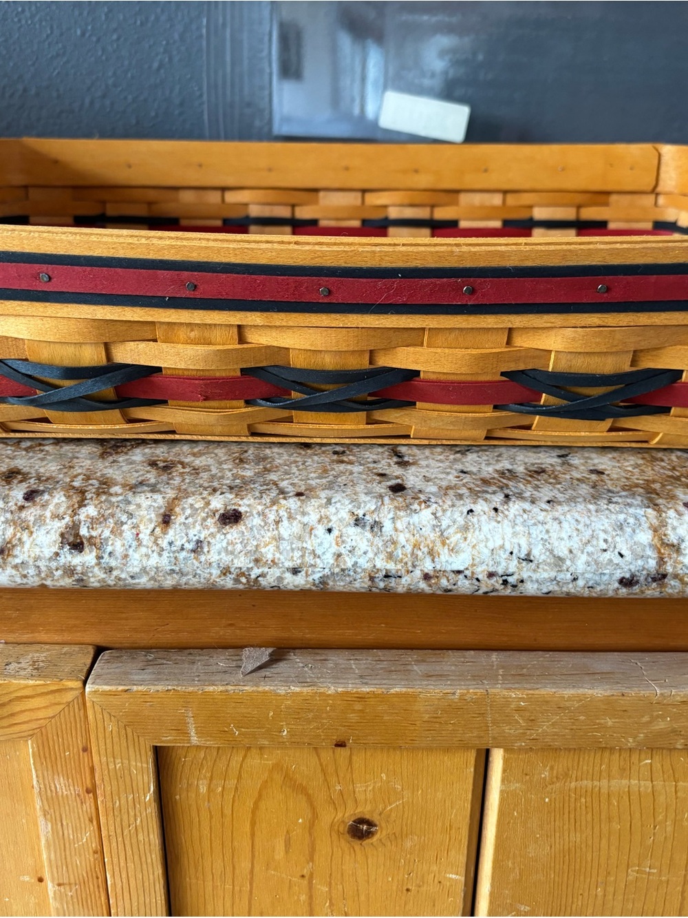 Longaberger NWT vintage Hostess only Star Spangled Serving tray basket combo